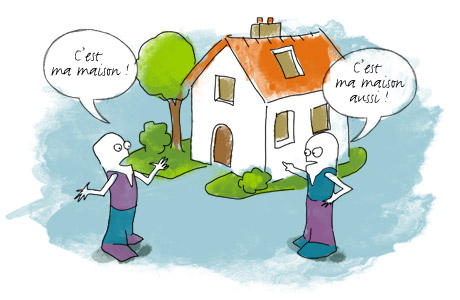 Mésentente sur l’organisation matérielle après séparation